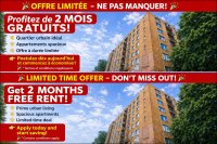 5½ - Penthouse Énorme à Notre-Dame-de-Grâce - Grand appartement de trois chambres avec une terrasse neuve